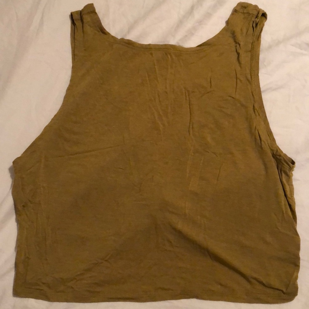 Open back tank
